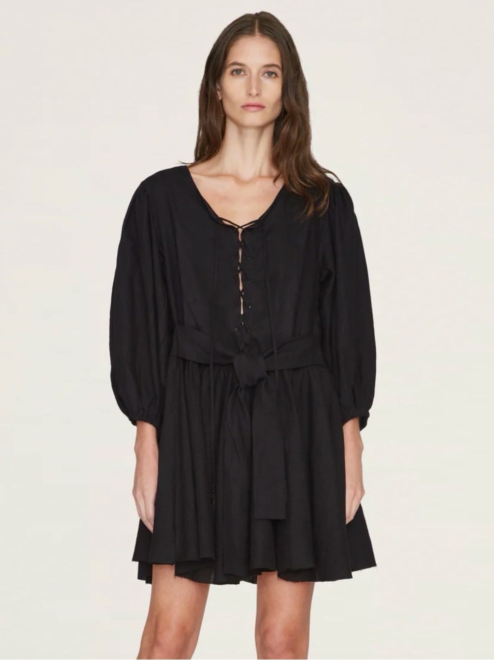 Fil De Vie Mina Mini Dress Black